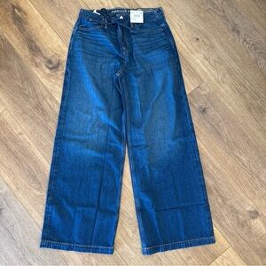 American Eagle Outfitters Blue Flare & Wide Leg Jeans